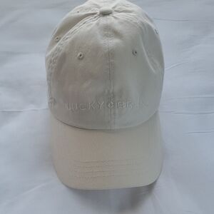 Lucky Brand Beige Baseball Cap
